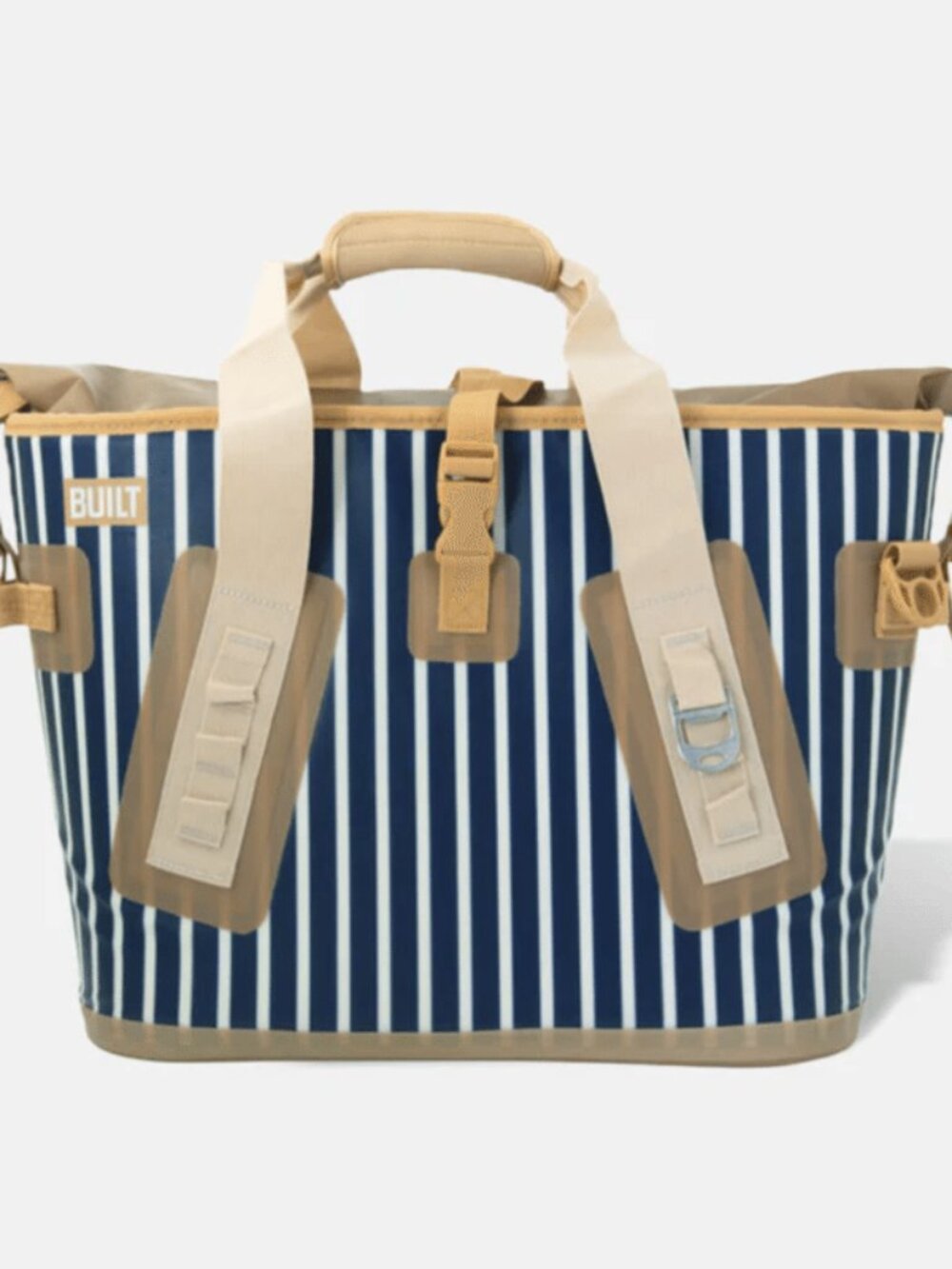 Built NY Welded Striped Soft Cooler Bag - Blue Atlantic Stripe